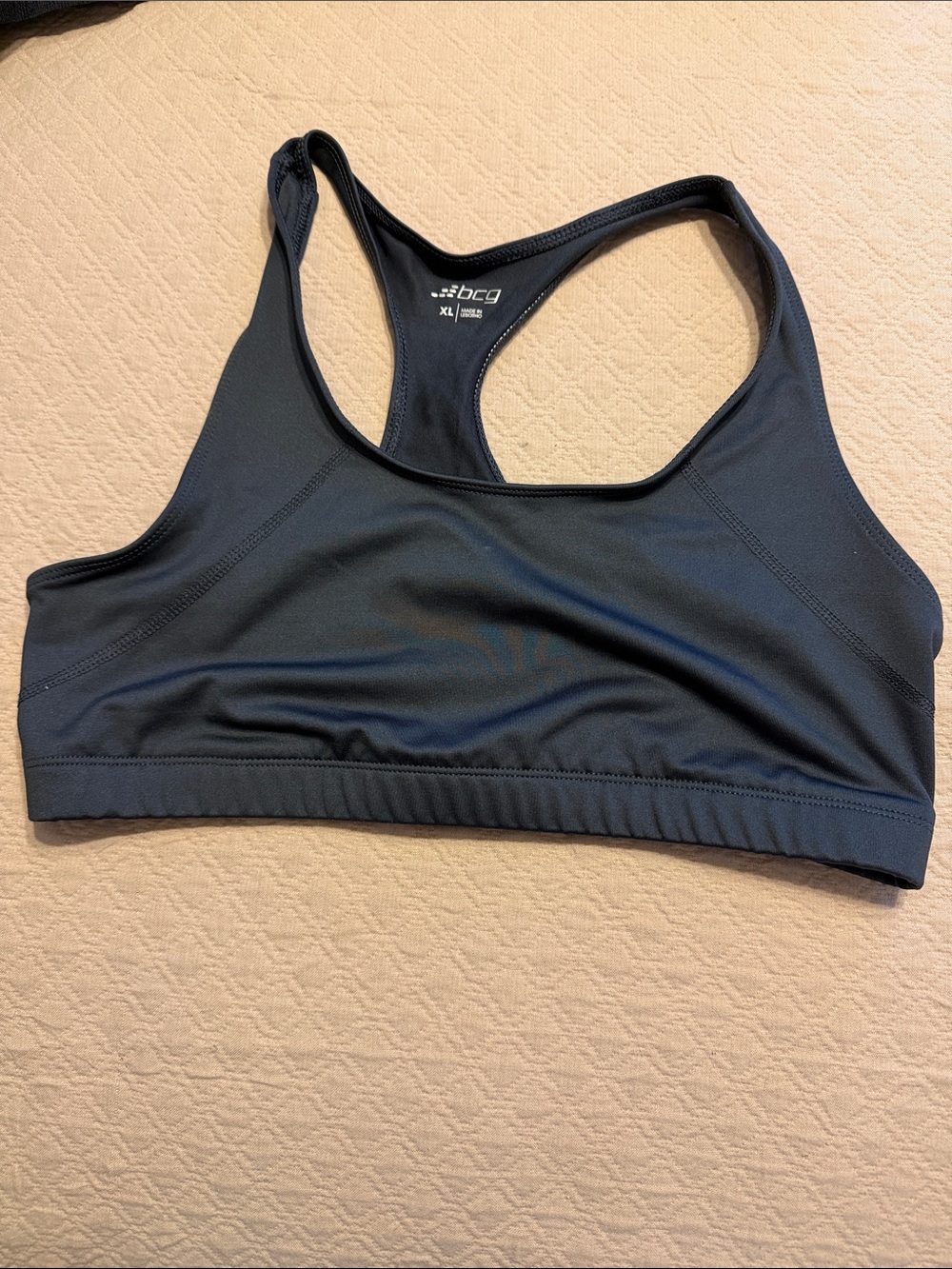 bcg Black Racerback Sports Bra